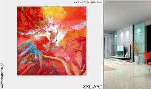 grosse acrylbilder junge kuenstler 300x176 - Grandiose Acrylbilder, satte Farben, abstrakte Ölgemälde moderne XXL Kunst aus Berlin!