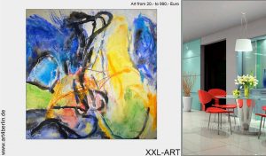 grosse bilder berlin kunst 300x176 - Großformatige Gemälde und moderne Malerei.