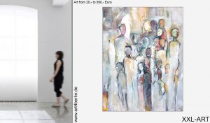 berlin kunst malerei kaufen 300x176 - Leben mit moderner Kunst, großformatigen Leinwandbildern aus Berlin.